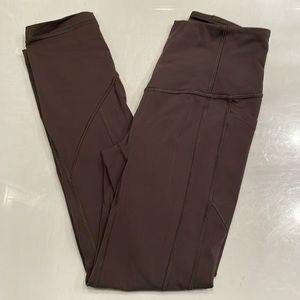 [ LIKE NEW ] Size 4 Lululemon All The Right Places Crop II *23" Dark Olive